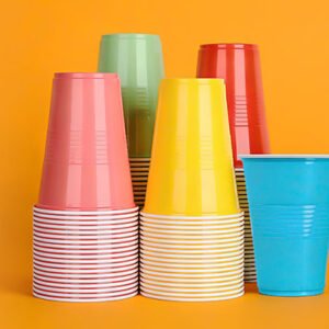 Disposable Plastic Colored Cups