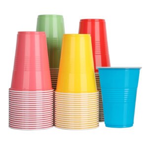 16oz Disposable Red Plastic Party Cups Bulk