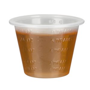 1 oz (30ml) Small Plastic Disposable Medicine Measuring Cup